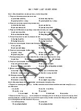 Câu hỏi trắc nghiệm Giáo dục công dân lớp 12 (Bài 1 đến 10)